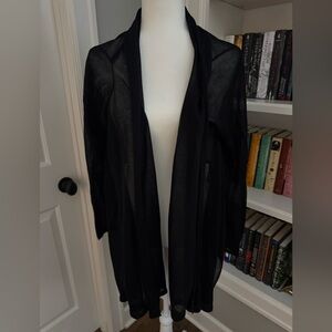 White House Black Market Open Sweater Dress Coverup Size L